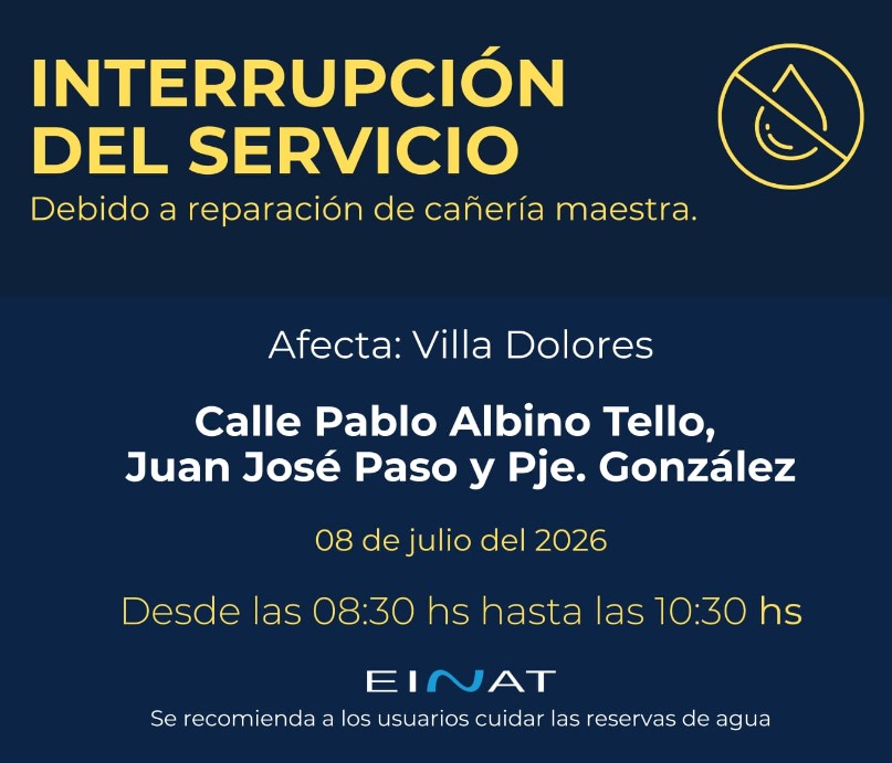 Interrupcion programada del servicio